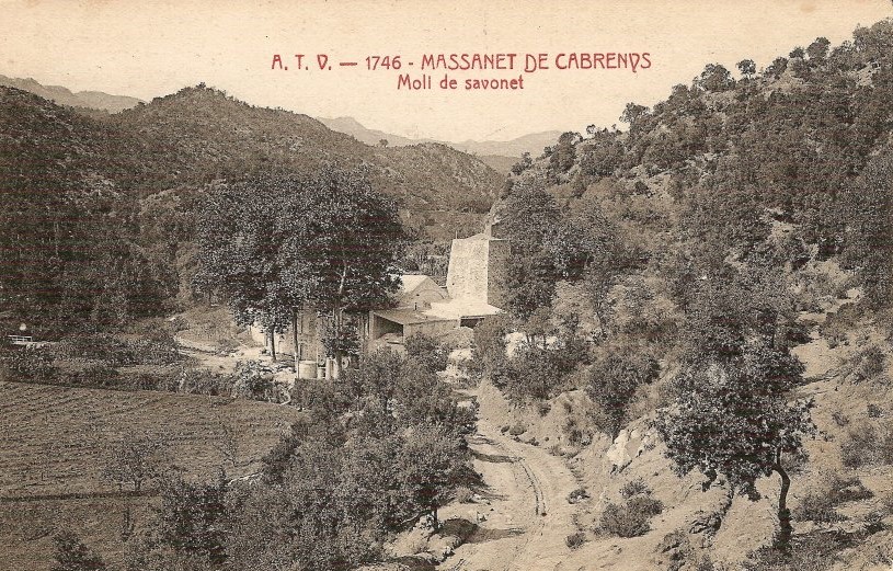 Molí de sabonet de La Farga de l'Olivet, any 1908